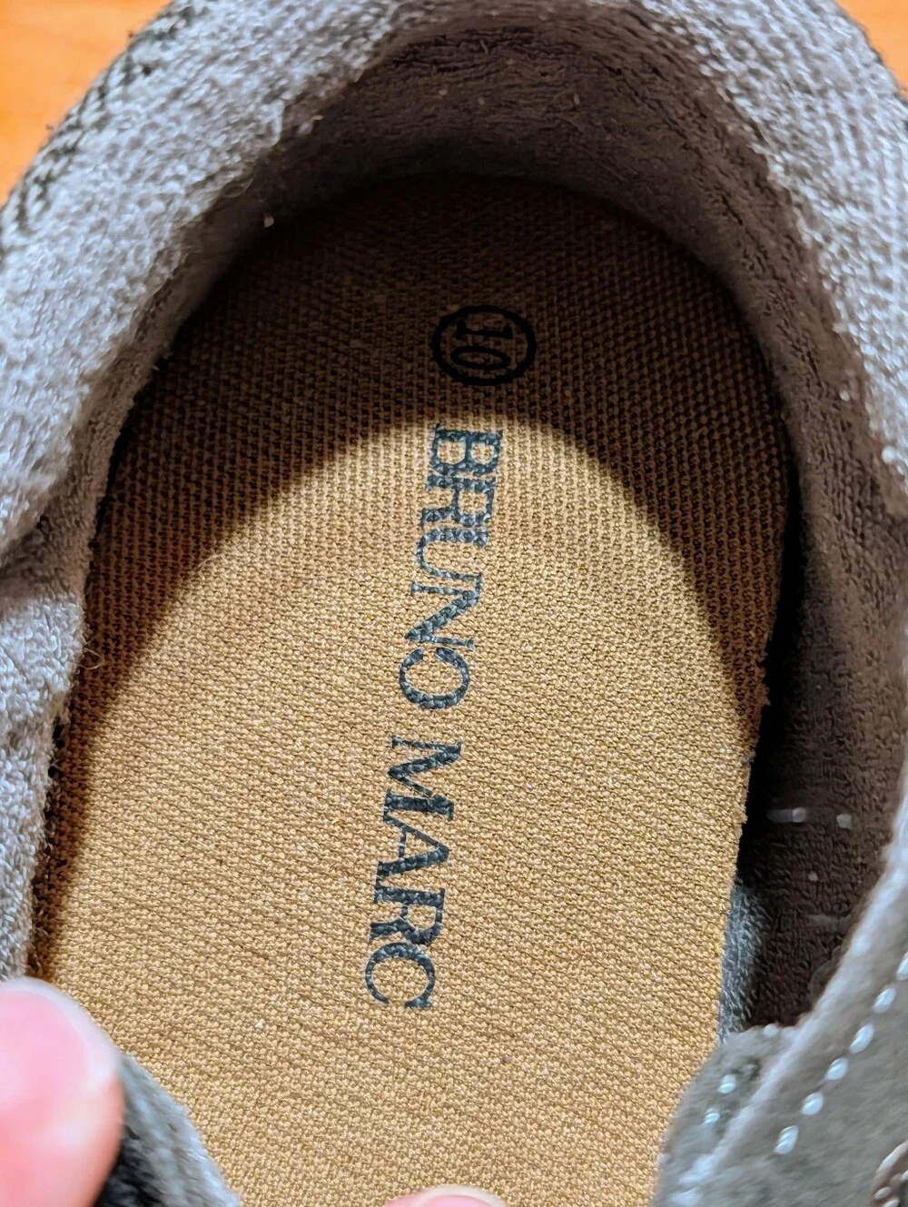 Bruno Marc Men's Gray Suede Chukka Moc Toe Casual Shoes Size 10